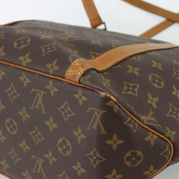LOUIS VUITTON Monogram Sac Shopping Tote Bag M51108 LV Auth 187015