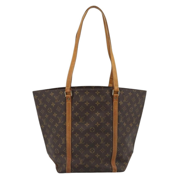 LOUIS VUITTON Monogram Sac Shopping Tote Bag M51108 LV Auth 187015
