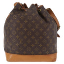 LOUIS VUITTON Monogram Noe Shoulder Bag M42224 LV Auth 187019-2
