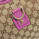 GUCCI GG Canvas Abbey Shoulder Bag Beige Gold 130737 Auth 187022SAV-18
