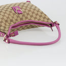 GUCCI GG Canvas Abbey Shoulder Bag Beige Gold 130737 Auth 187022SAV-7