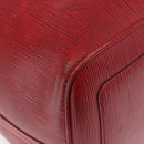LOUIS VUITTON Epi Keepall 50 Boston Bag Red M42967 LV Auth 187026-15