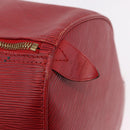 LOUIS VUITTON Epi Keepall 50 Boston Bag Red M42967 LV Auth 187026-18