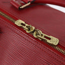 LOUIS VUITTON Epi Keepall 50 Boston Bag Red M42967 LV Auth 187026-20