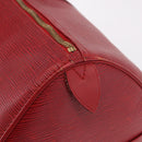 LOUIS VUITTON Epi Keepall 50 Boston Bag Red M42967 LV Auth 187026-21