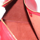 LOUIS VUITTON Epi Keepall 50 Boston Bag Red M42967 LV Auth 187026-23