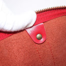 LOUIS VUITTON Epi Keepall 50 Boston Bag Red M42967 LV Auth 187026-12