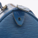 LOUIS VUITTON Epi Speedy 35 Hand Bag Toledo Blue M42995 LV Auth 187028SAV-18