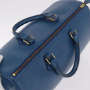 LOUIS VUITTON Epi Speedy 35 Hand Bag Toledo Blue M42995 LV Auth 187028SAV-6