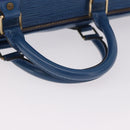 LOUIS VUITTON Epi Speedy 35 Hand Bag Toledo Blue M42995 LV Auth 187028SAV-7