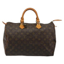LOUIS VUITTON Monogram Speedy 35 Hand Bag M41524 LV Auth 187030SAV-13