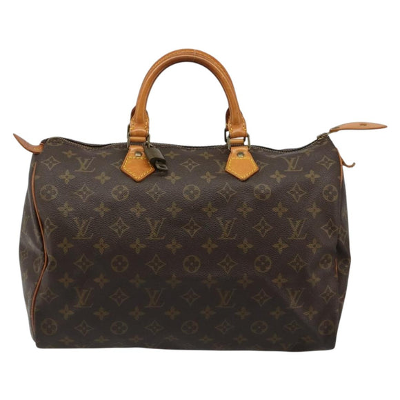 LOUIS VUITTON Monogram Speedy 35 Hand Bag M41524 LV Auth 187030SAV
