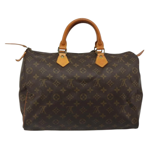 LOUIS VUITTON Monogram Speedy 35 Hand Bag M41524 LV Auth 187030SAV