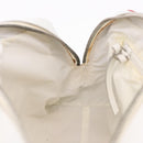 Miu Miu Hand Bag Leather White Silver Auth 187031-22