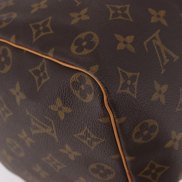 LOUIS VUITTON Monogram Speedy 35 Hand Bag M41524 LV Auth 187032A