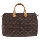 LOUIS VUITTON Monogram Speedy 35 Hand Bag M41524 LV Auth 187032A-13