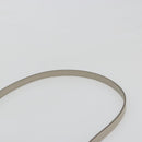 PRADA Hand Bag Saffiano leather 2way Gray Gold Auth 187034A-15