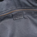 CELINE Tote Bag Leather Black Gold Auth 187040SAV-18