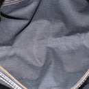 CELINE Tote Bag Leather Black Gold Auth 187040SAV-10