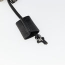 CELINE Chain Shoulder Bag Leather Black Silver Auth 187041SAV-9