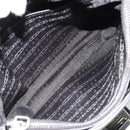 CELINE Chain Shoulder Bag Leather Black Silver Auth 187041SAV-10