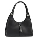 GUCCI Jackie Shoulder Bag Leather Black Silver 002 1067 Auth 187042SAV-1