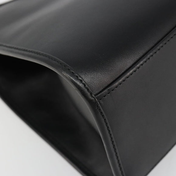GUCCI Jackie Shoulder Bag Leather Black Silver 002 1067 Auth 187042SAV