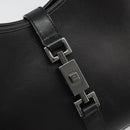 GUCCI Jackie Shoulder Bag Leather Black Silver 002 1067 Auth 187042SAV-18