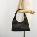 GUCCI Jackie Shoulder Bag Leather Black Silver 002 1067 Auth 187042SAV-24
