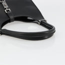 GUCCI Jackie Shoulder Bag Leather Black Silver 002 1067 Auth 187042SAV-7