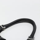 GUCCI Jackie Shoulder Bag Leather Black Silver 002 1067 Auth 187042SAV-14
