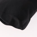 Miu Miu Hand Bag Satin Black Gold Auth 187043A-16