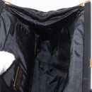 Miu Miu Hand Bag Satin Black Gold Auth 187043A-20