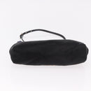Miu Miu Hand Bag Satin Black Gold Auth 187043A-5