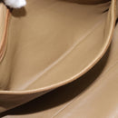 BVLGARI Tote Bag Leather Brown Gold Auth 187045-22