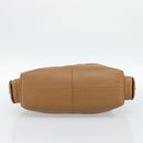 BVLGARI Tote Bag Leather Brown Gold Auth 187045-9