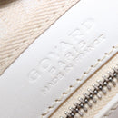 GOYARD Herringbone Boeing 55 Boston Bag PVC White Silver Auth 187047A-18