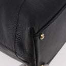 CHANEL Chain Shoulder Bag Caviar Skin Black Gold CC Auth 187048SAV-14