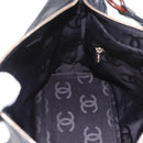 CHANEL Chain Shoulder Bag Caviar Skin Black Gold CC Auth 187048SAV-19