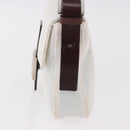 FENDI Mamma Baguette Shoulder Bag Mesh White Silver Auth 187051SAM-4