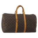 LOUIS VUITTON Monogram Keepall 50 Boston Bag M41426 LV Auth 187059-1
