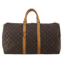 LOUIS VUITTON Monogram Keepall 50 Boston Bag M41426 LV Auth 187059-13