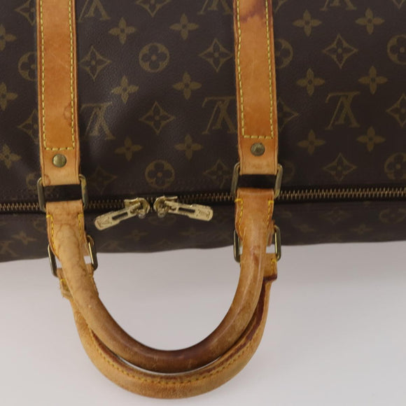 LOUIS VUITTON Monogram Keepall 50 Boston Bag M41426 LV Auth 187059