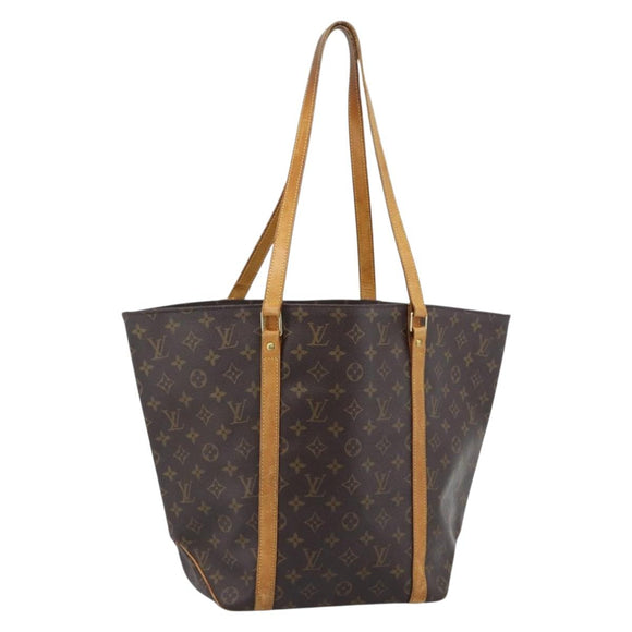 LOUIS VUITTON Monogram Sac Shopping Tote Bag M51108 LV Auth 187062