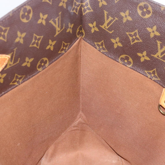 LOUIS VUITTON Monogram Sac Shopping Tote Bag M51108 LV Auth 187062