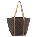 LOUIS VUITTON Monogram Sac Shopping Tote Bag M51108 LV Auth 187062-2