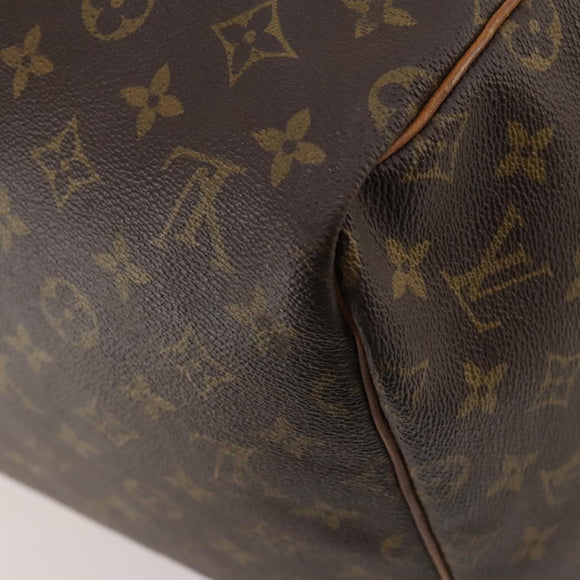 LOUIS VUITTON Monogram Keepall 55 Boston Bag M41424 LV Auth 187063