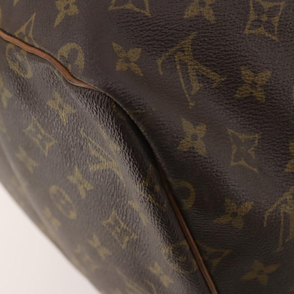 LOUIS VUITTON Monogram Keepall 55 Boston Bag M41424 LV Auth 187063