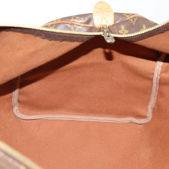 LOUIS VUITTON Monogram Keepall 55 Boston Bag M41424 LV Auth 187063