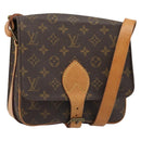 LOUIS VUITTON Monogram Cartouchiere MM Shoulder Bag M51253 LV Auth 187070A-1